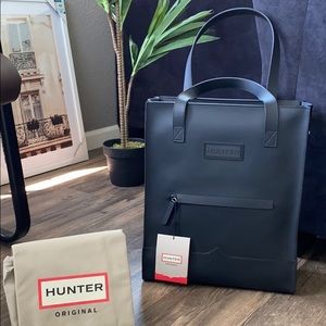 HUNTER Original Rubberized Leather Tote